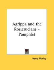 Tapa de Agrippa and the Rosicrucians - Pamphlet