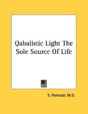 Tapa de Qabalistic Light The Sole Source Of Life