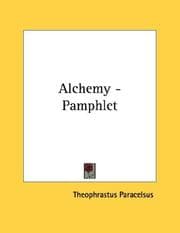 Tapa de Alchemy - Pamphlet