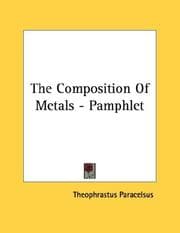 Tapa de The Composition Of Metals - Pamphlet