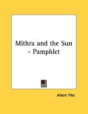 Tapa de Mithra and the Sun - Pamphlet