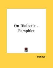 Tapa de On Dialectic - Pamphlet