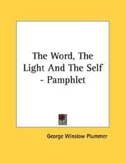Tapa de The Word, The Light And The Self - Pamphlet