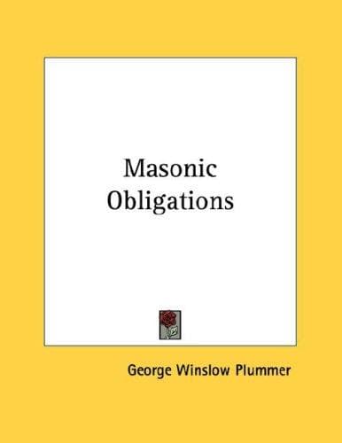 Tapa de Masonic Obligations