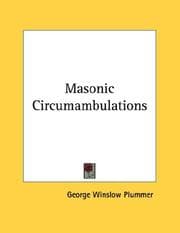 Tapa de Masonic Circumambulations