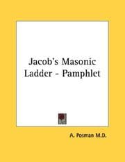 Tapa de Jacob's Masonic Ladder - Pamphlet