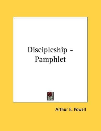 Tapa de Discipleship - Pamphlet