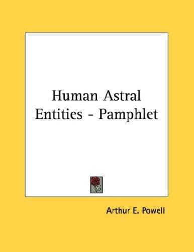 Tapa de Human Astral Entities - Pamphlet