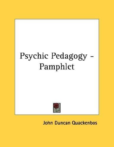 Tapa de Psychic Pedagogy - Pamphlet