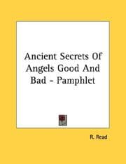 Tapa de Ancient Secrets Of Angels Good And Bad - Pamphlet