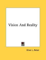 Tapa de Vision And Reality