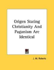 Tapa de Origen Stating Christianity And Paganism Are Identical