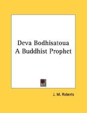 Tapa de Deva Bodhisatoua A Buddhist Prophet