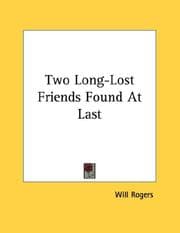 Tapa de Two Long-Lost Friends Found At Last