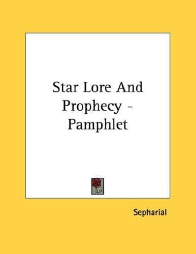 Tapa de Star Lore And Prophecy - Pamphlet