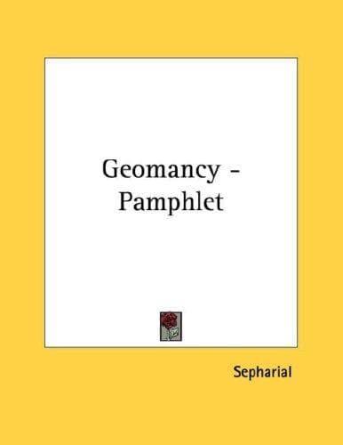 Tapa de Geomancy - Pamphlet