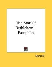 Tapa de The Star Of Bethlehem - Pamphlet
