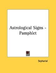 Tapa de Astrological Signs - Pamphlet