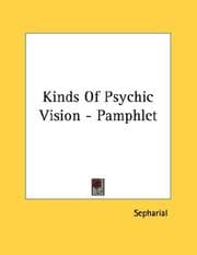 Tapa de Kinds Of Psychic Vision - Pamphlet