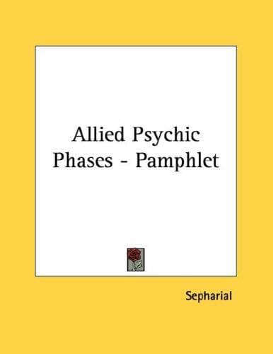 Tapa de Allied Psychic Phases - Pamphlet