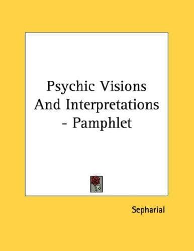 Tapa de Psychic Visions And Interpretations - Pamphlet