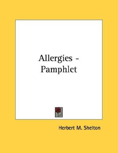 Tapa de Allergies - Pamphlet