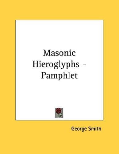 Tapa de Masonic Hieroglyphs - Pamphlet