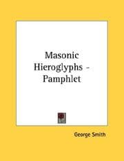 Tapa de Masonic Hieroglyphs - Pamphlet