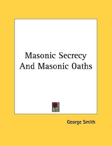 Tapa de Masonic Secrecy And Masonic Oaths