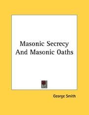 Tapa de Masonic Secrecy And Masonic Oaths