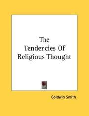 Tapa de The Tendencies Of Religious Thought