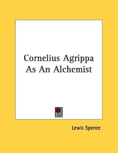 Tapa de Cornelius Agrippa As An Alchemist