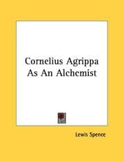 Tapa de Cornelius Agrippa As An Alchemist