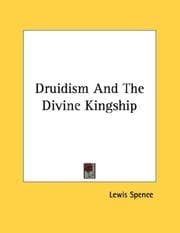 Tapa de Druidism And The Divine Kingship