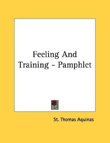 Tapa de Feeling And Training - Pamphlet