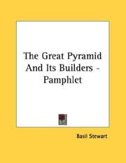 Tapa de The Great Pyramid And Its Builders - Pamphlet