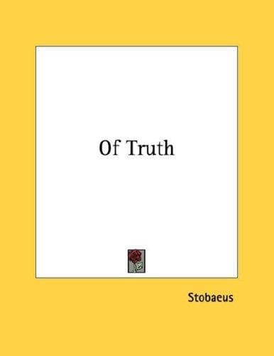 Tapa de Of Truth