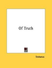 Tapa de Of Truth