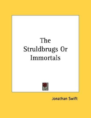 Tapa de The Struldbrugs Or Immortals
