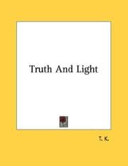 Tapa de Truth And Light