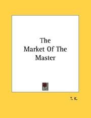 Tapa de The Market Of The Master