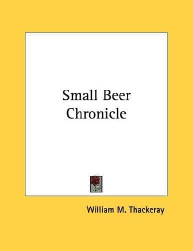 Tapa de Small Beer Chronicle