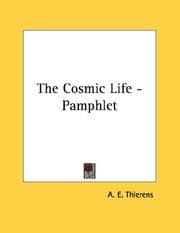 Tapa de The Cosmic Life - Pamphlet
