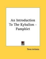 Tapa de An Introduction To The Kybalion - Pamphlet