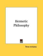 Tapa de Hermetic Philosophy