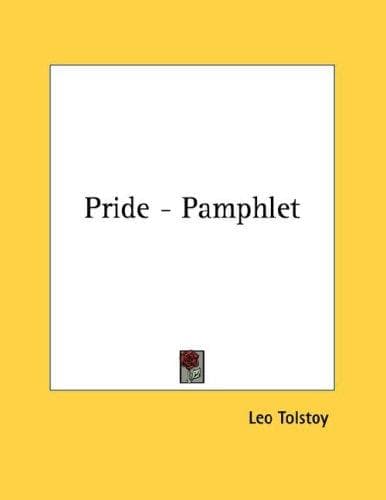 Tapa de Pride - Pamphlet