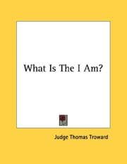 Tapa de What Is The I Am?