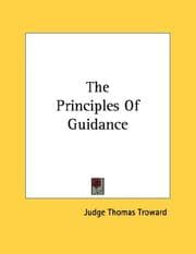Tapa de The Principles Of Guidance