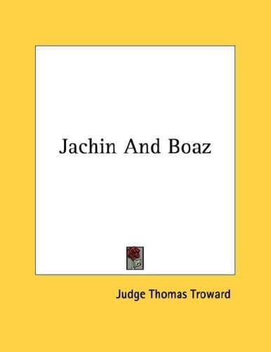 Tapa de Jachin And Boaz