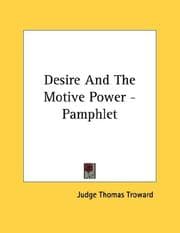 Tapa de Desire And The Motive Power - Pamphlet
